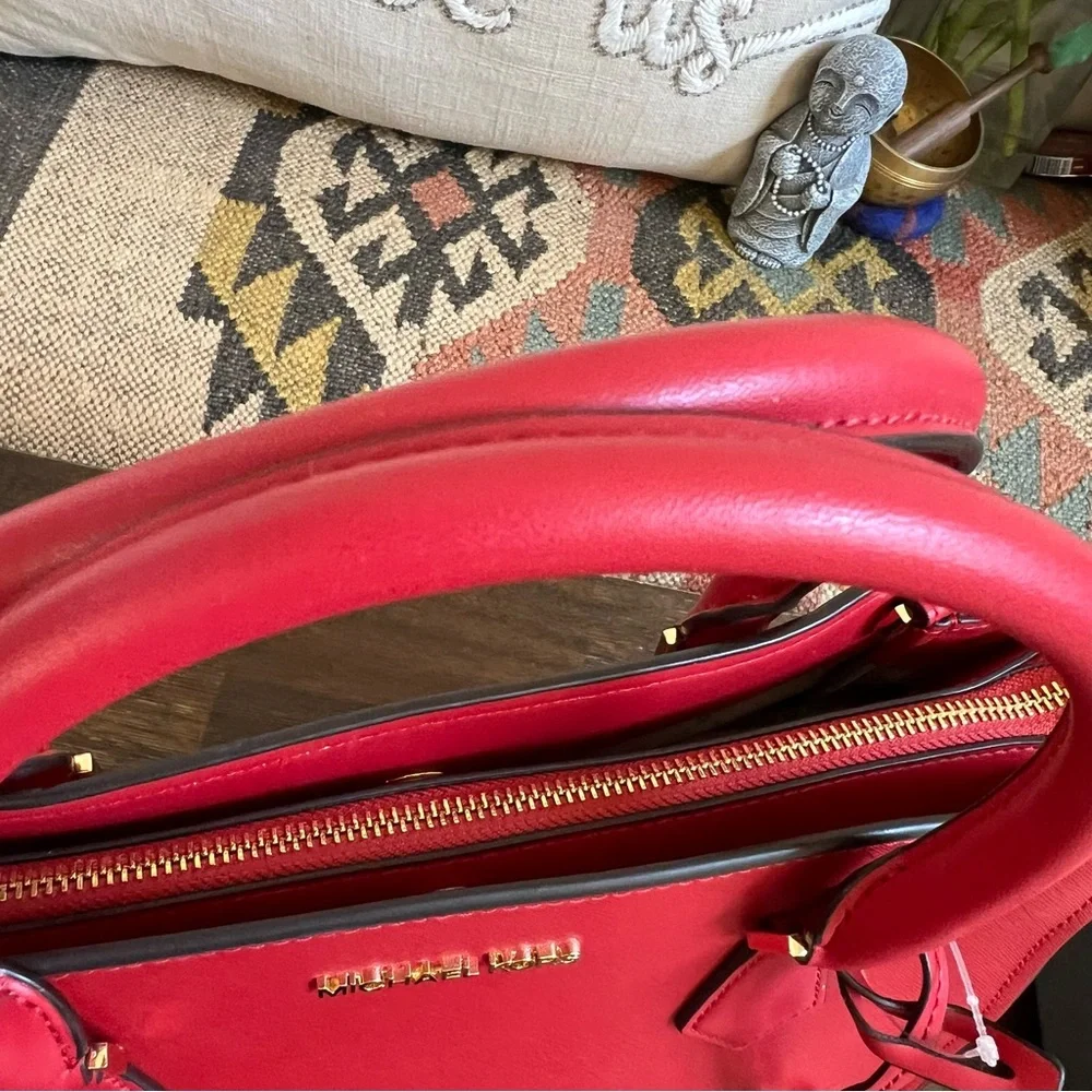 Michael Kors Sheila Tri Compartment Medium Satchel (No Long Strap)